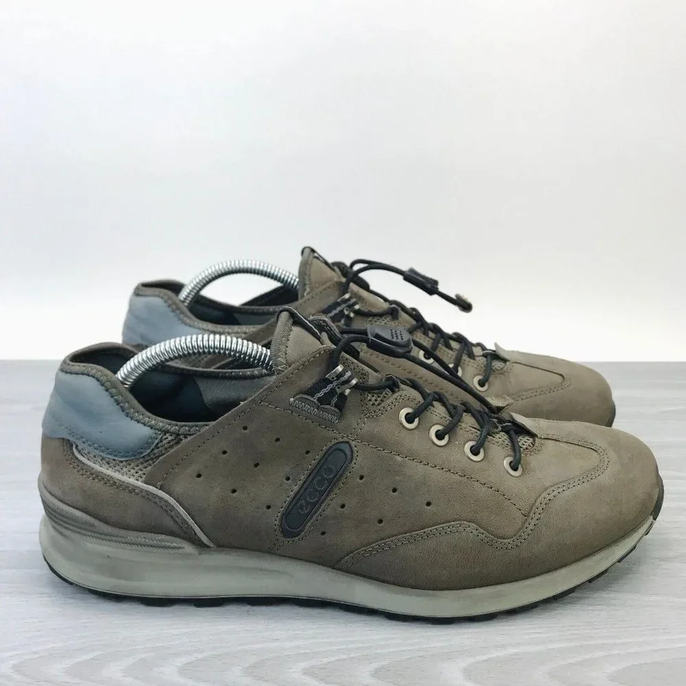 ECCO Speedlace Mens Size 9-9.5 US Brown Soft Leather Casual Trail Shoes EU 43